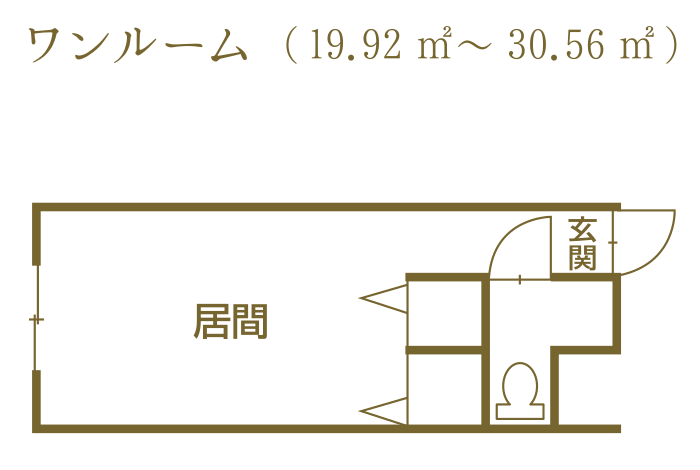 ワンルーム図面