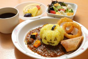 ハロウィン仕様カレーセット