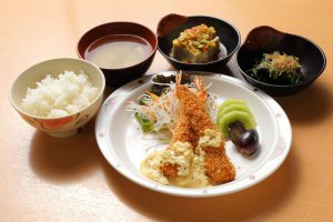 エビフライ定食セット